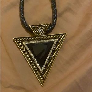 Black and gold necklace